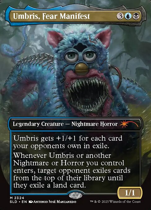 Umbris, Fear Manifest - Secret Lair Drop #2324 - Borderless Foil — product image