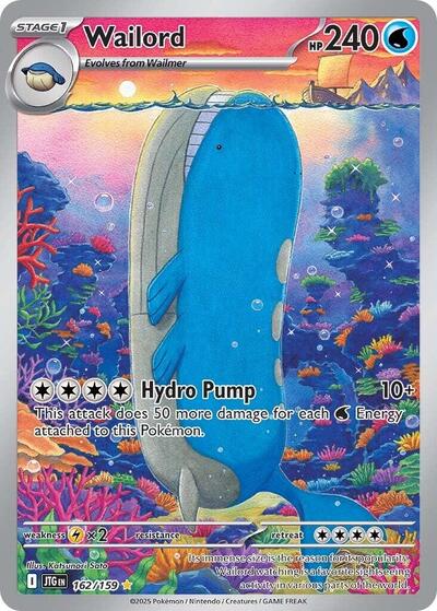 Wailord - 162/159 - SV09: Journey Together #162/159 - Foil — product image