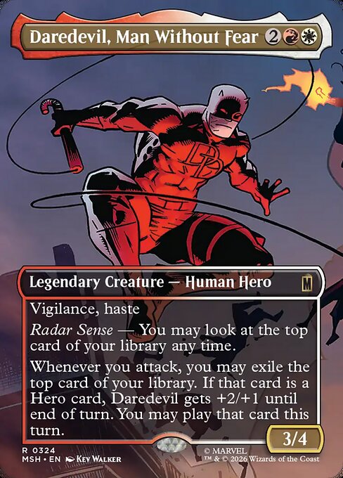 Daredevil, Man Without Fear - Marvel Super Heroes #324 - Borderless Non-Foil — product image