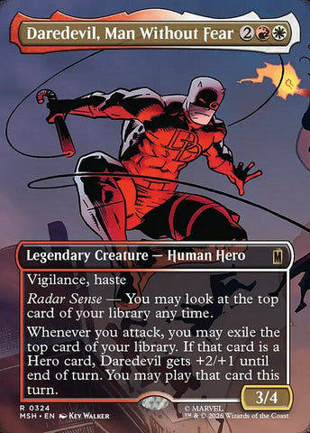 Daredevil, Man Without Fear - Marvel Super Heroes #324 - Borderless Non-Foil