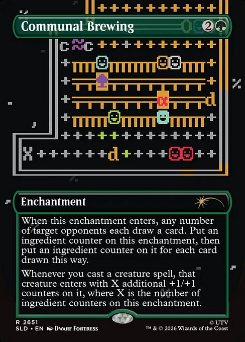 Communal Brewing - Secret Lair Drop #2651 - Borderless Foil — product image