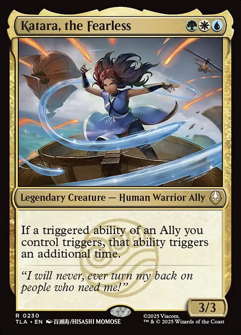 Katara, the Fearless - Avatar: The Last Airbender #230 - Foil — product image