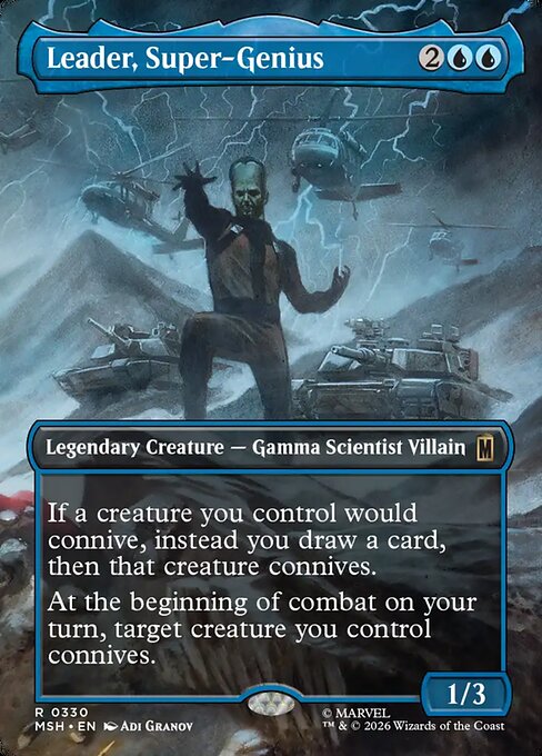 Leader, Super-Genius - Marvel Super Heroes #330 - Borderless Foil — product image