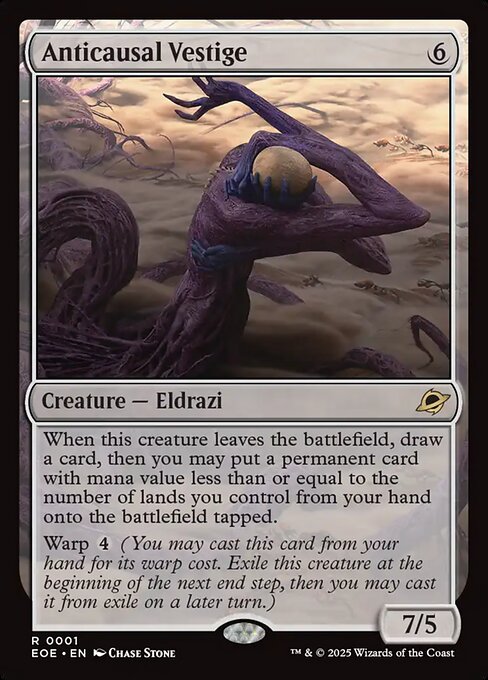 Anticausal Vestige - Edge of Eternities #1 - Foil — product image