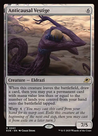 Anticausal Vestige - Edge of Eternities #1 - Foil