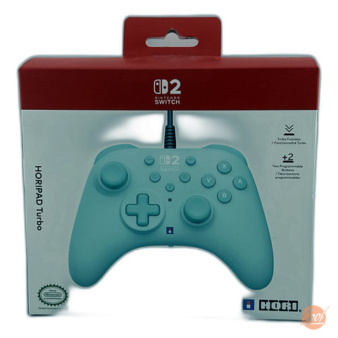 HORI HORIPAD Turbo (Cozy Green) Controller for Nintendo Switch 2