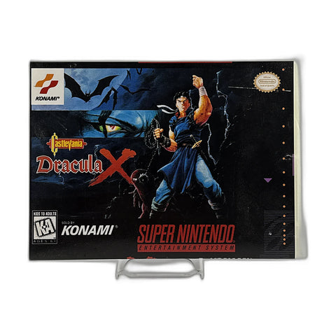 Castlevania Dracula X [Repo Box - Rental Store Style]