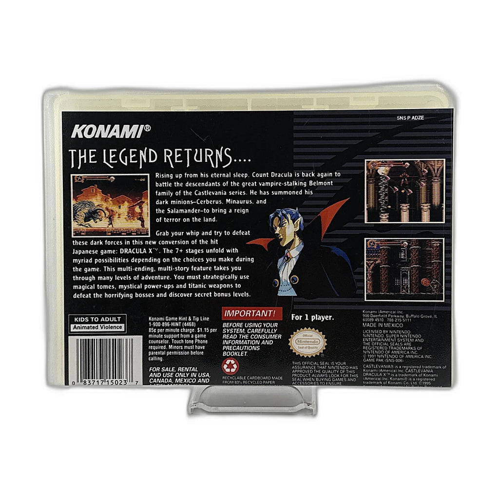 Castlevania Dracula X [Repo Box - Rental Store Style]