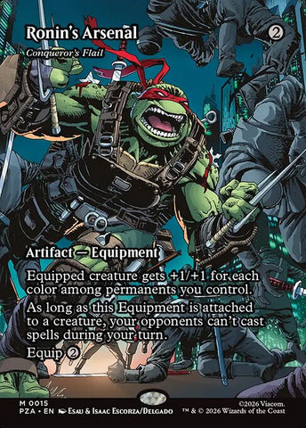 Conqueror's Flail - Teenage Mutant Ninja Turtles Source Material #15 - Borderless Foil