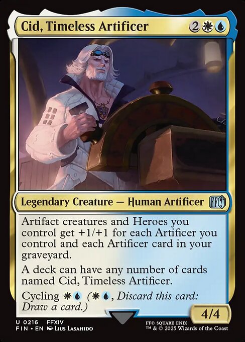 Cid, Timeless Artificer - Final Fantasy #216 - Non-Foil — product image