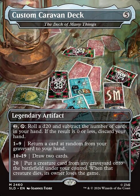 The Deck of Many Things - Secret Lair Drop #2460 - Borderless Foil — product image
