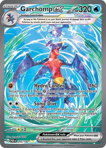 Garchomp ex - 245/182 - SV04: Paradox Rift #245/182 - Foil