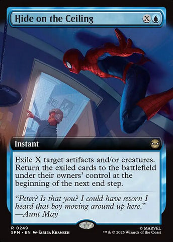 Hide on the Ceiling - Marvel's Spider-Man #249 - Extended Art Foil