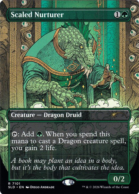 Scaled Nurturer - Secret Lair Drop #7101 - Borderless Foil — product image