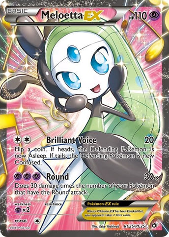 Meloetta EX (Full Art) - Legendary Treasures: Radiant Collection #RC25/RC25 - Foil