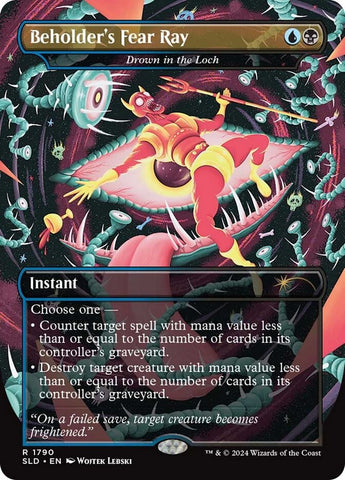 Beholder's Fear Ray - Drown in the Loch (Rainbow Foil)