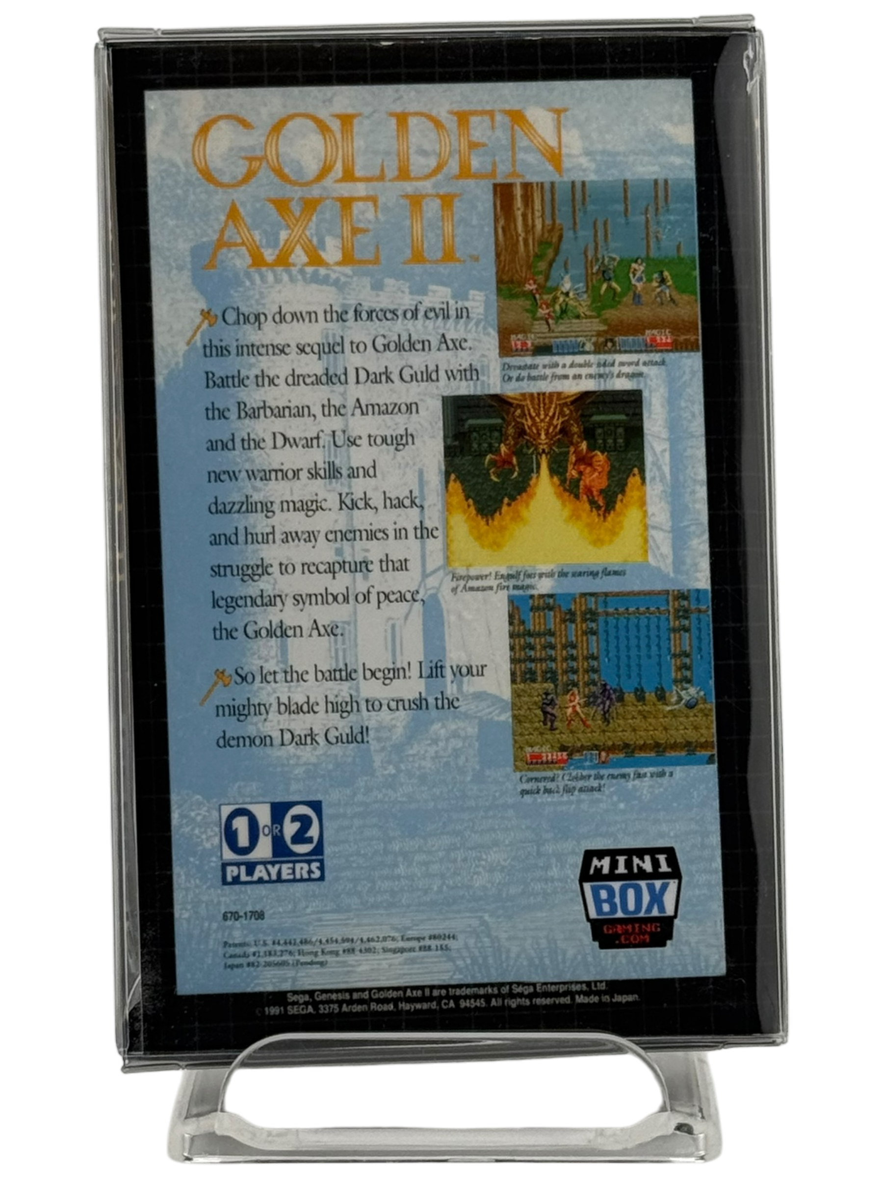 Golden Axe II [Mini Reproduction Box]