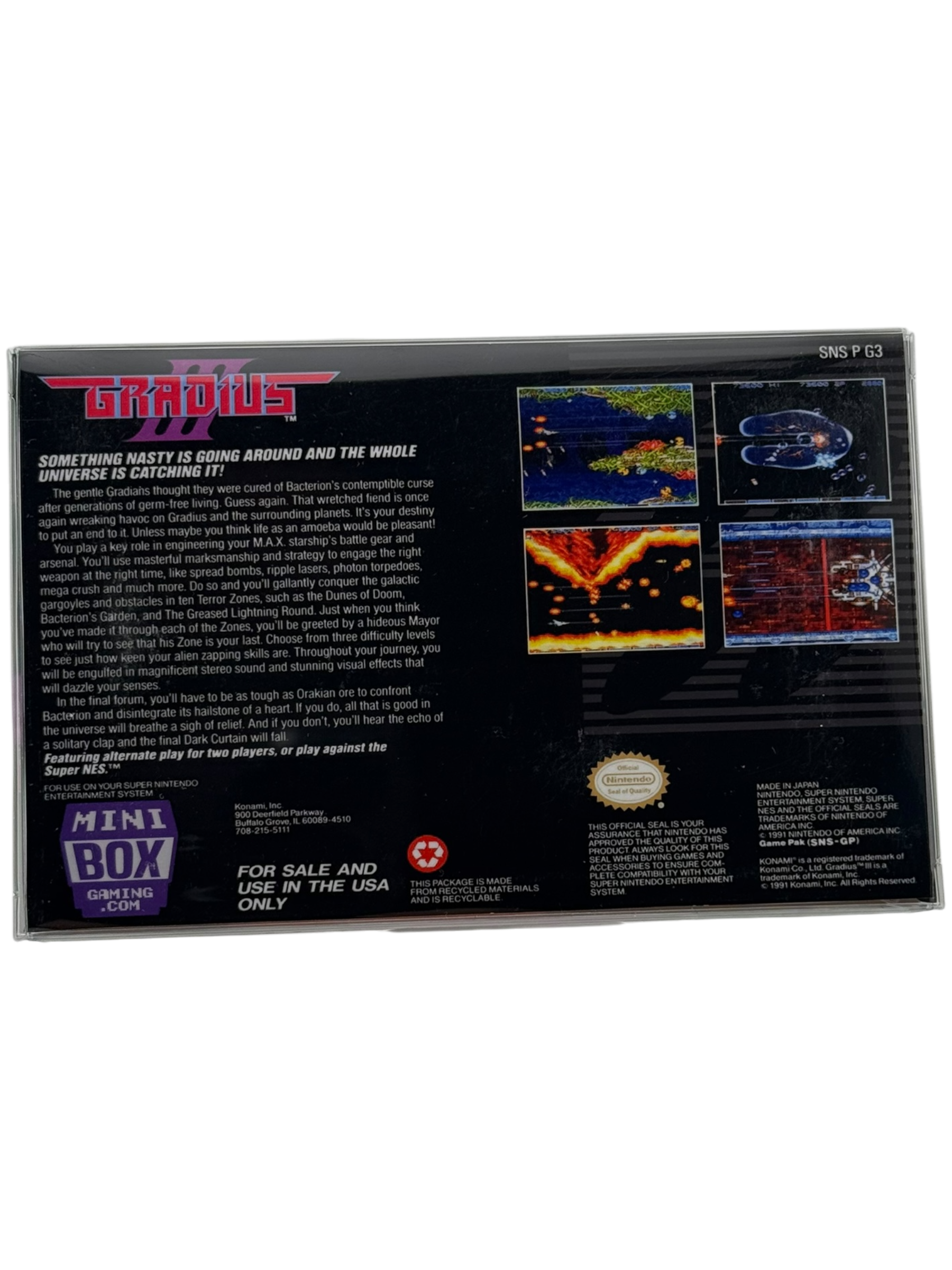 Gradius III [Mini Reproduction Box]