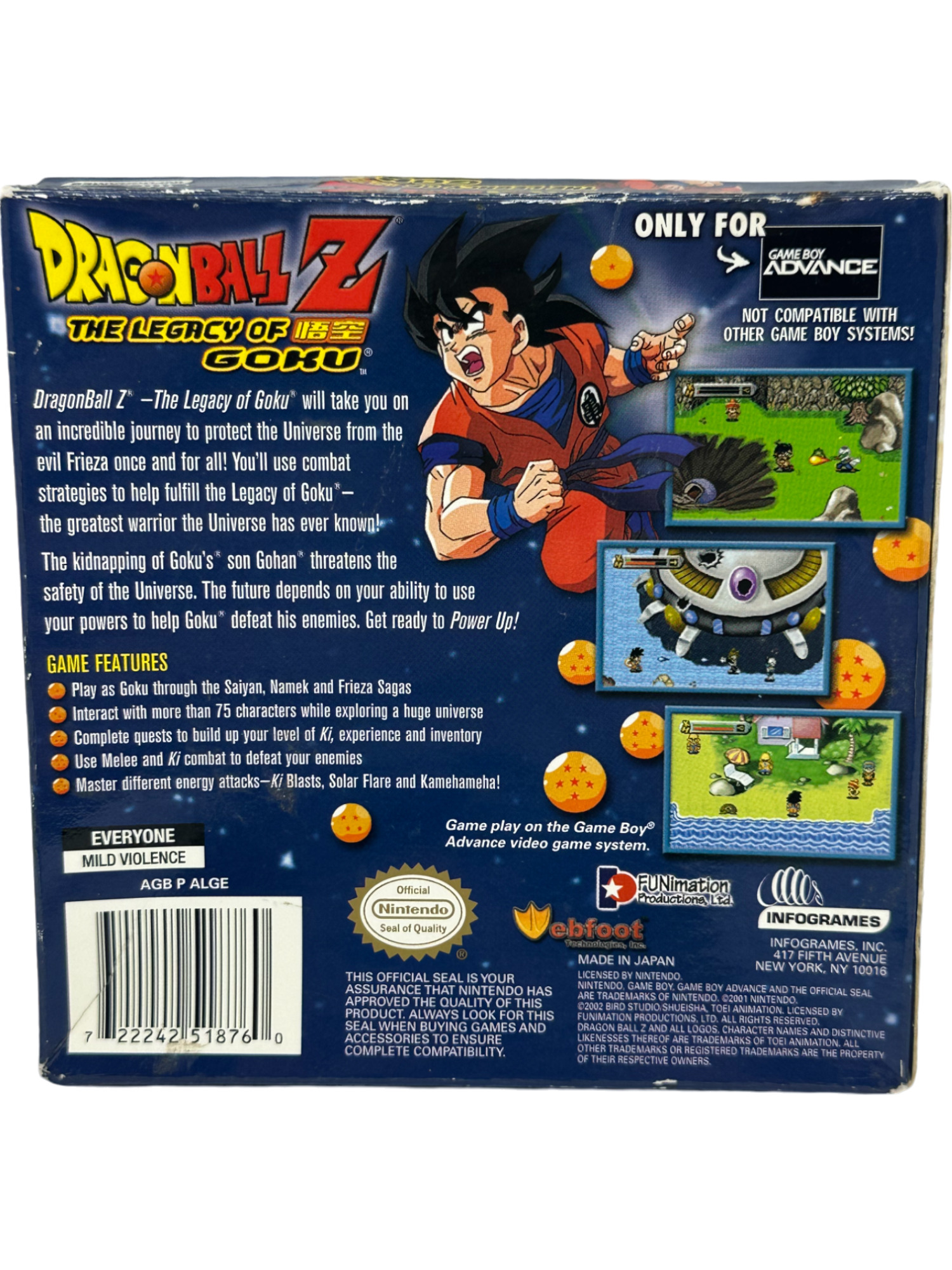 Dragon Ball Z Legacy Of Goku