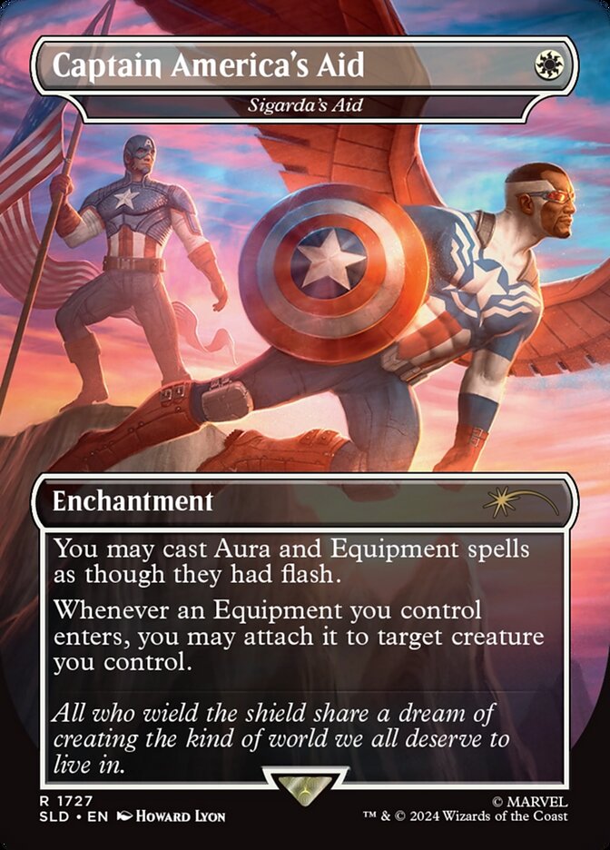 Captain America's Aid - Sigarda's Aid (Rainbow Foil)