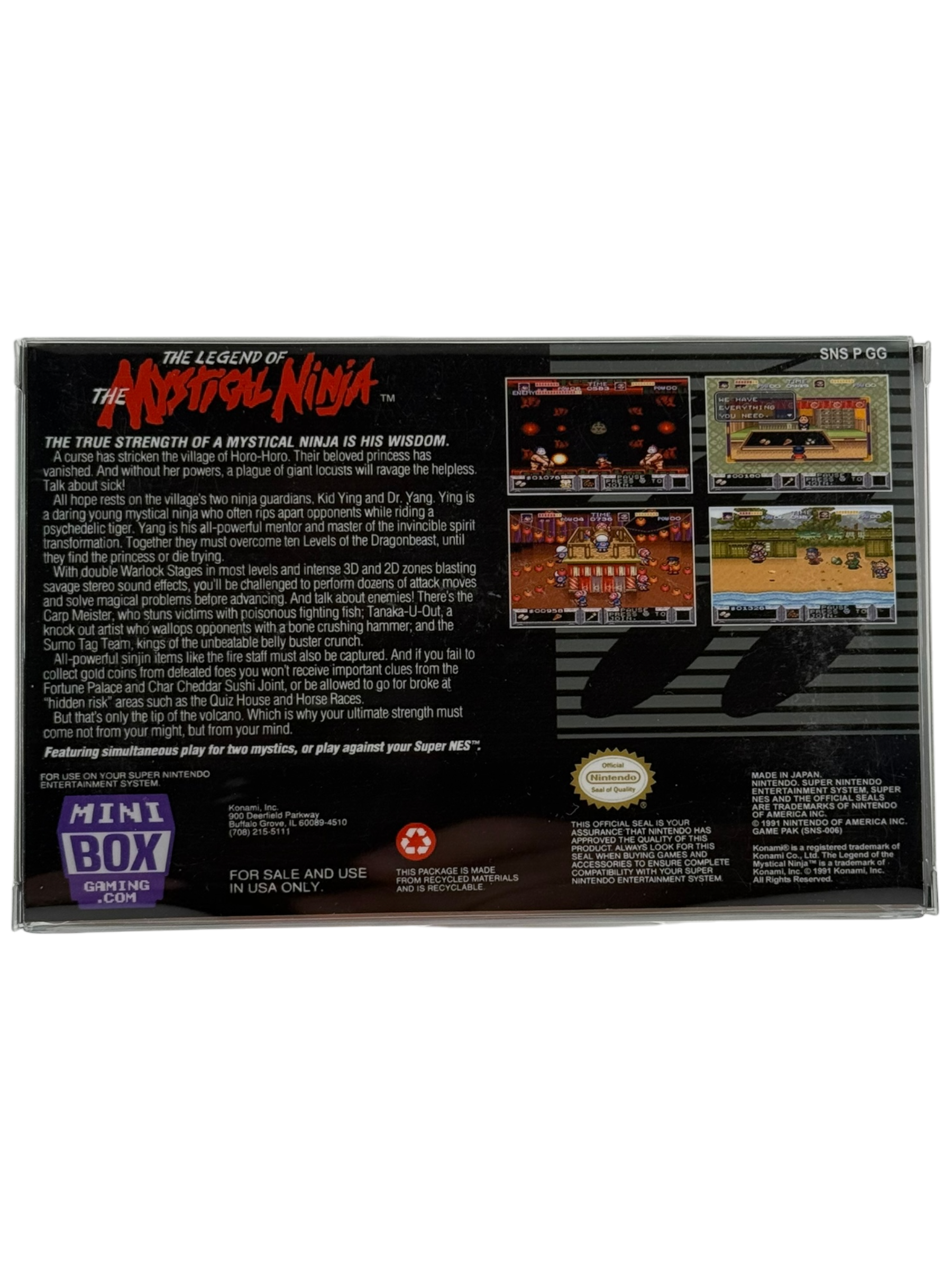 The Legend of the Mystical Ninja [Mini Reproduction Box]