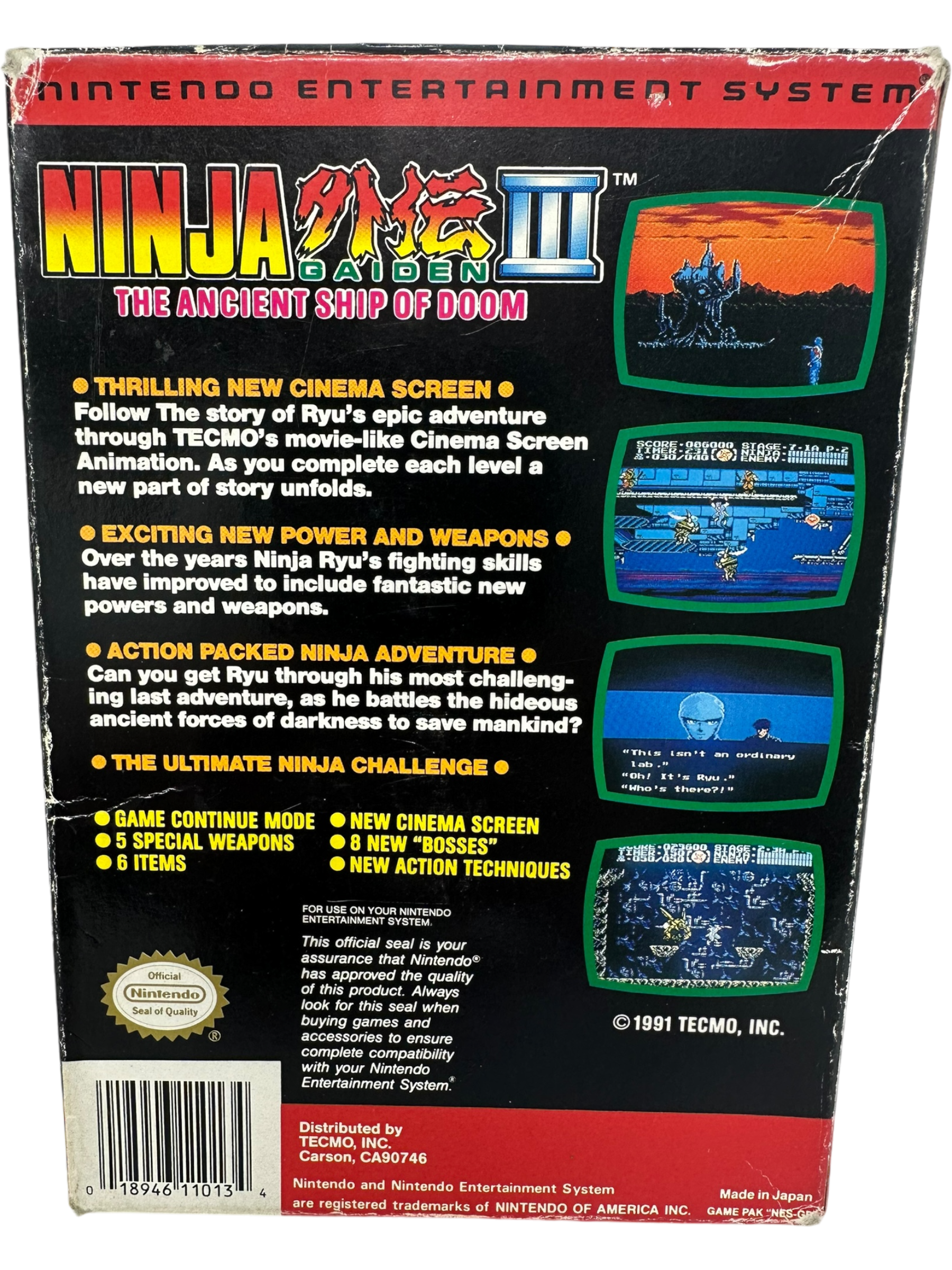 Ninja Gaiden III Ancient Ship Of Doom