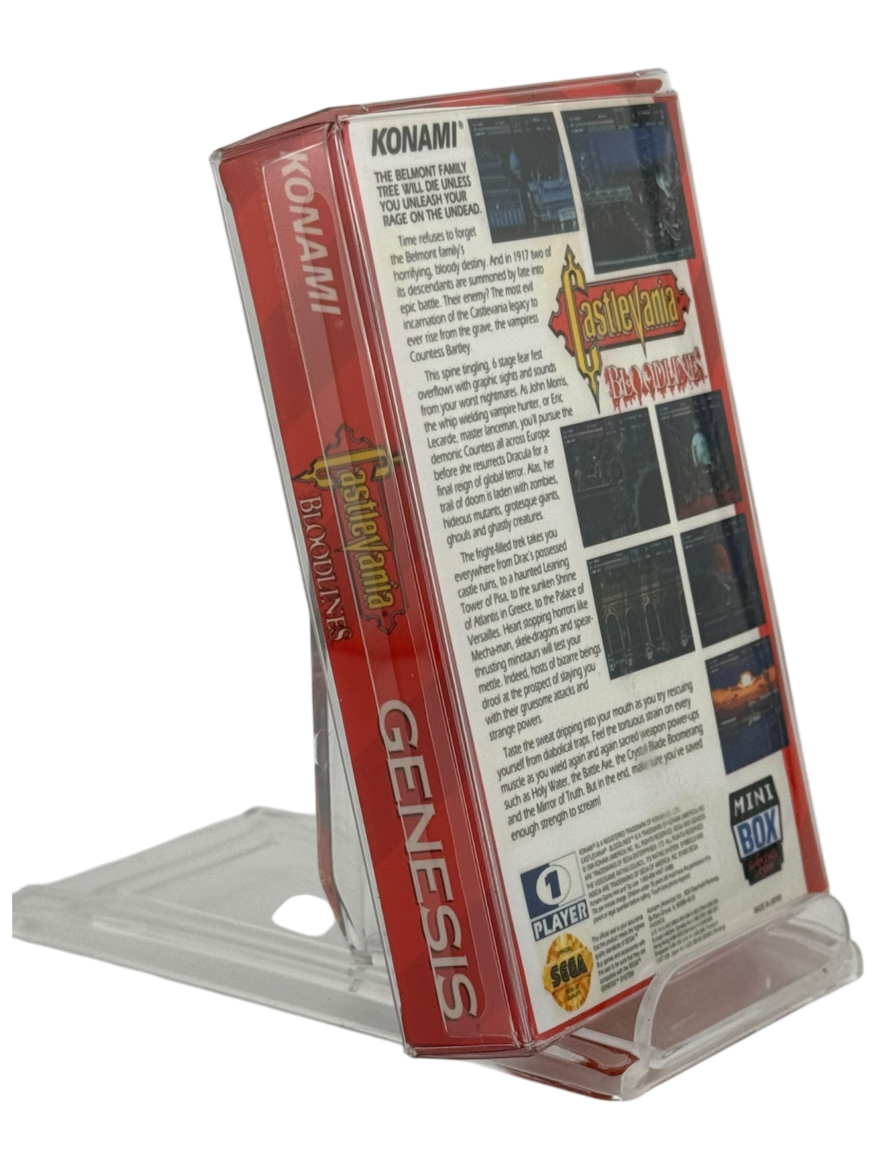 Castlevania Bloodlines [Mini Reproduction Box]
