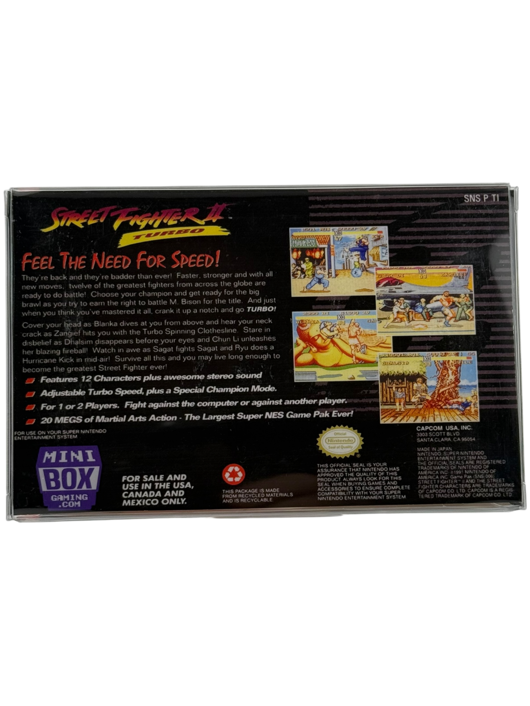Street Fighter II Turbo [Mini Reproduction Box]