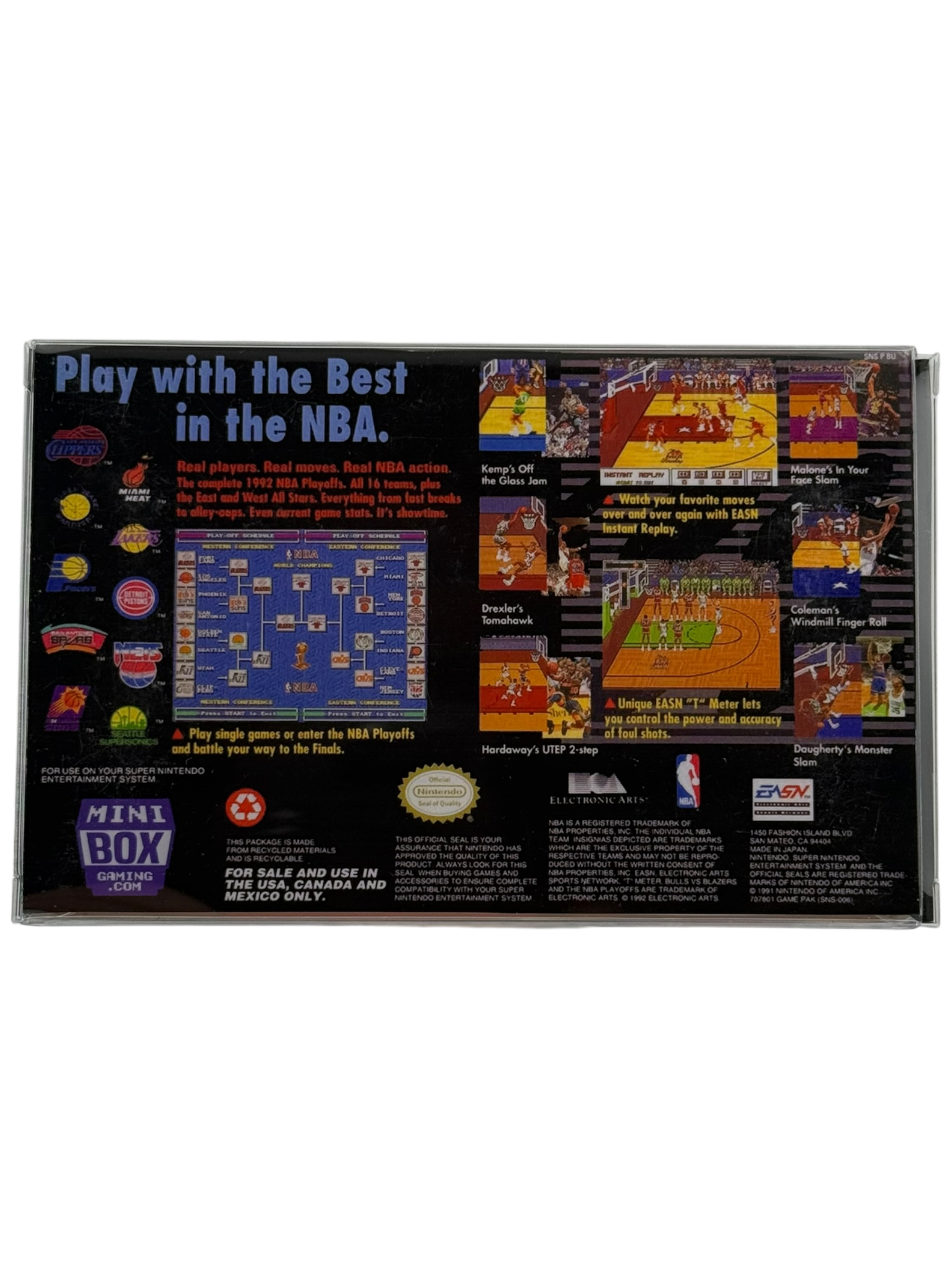 Bulls vs. Blazers and the NBA Playoffs [Mini Reproduction Box]
