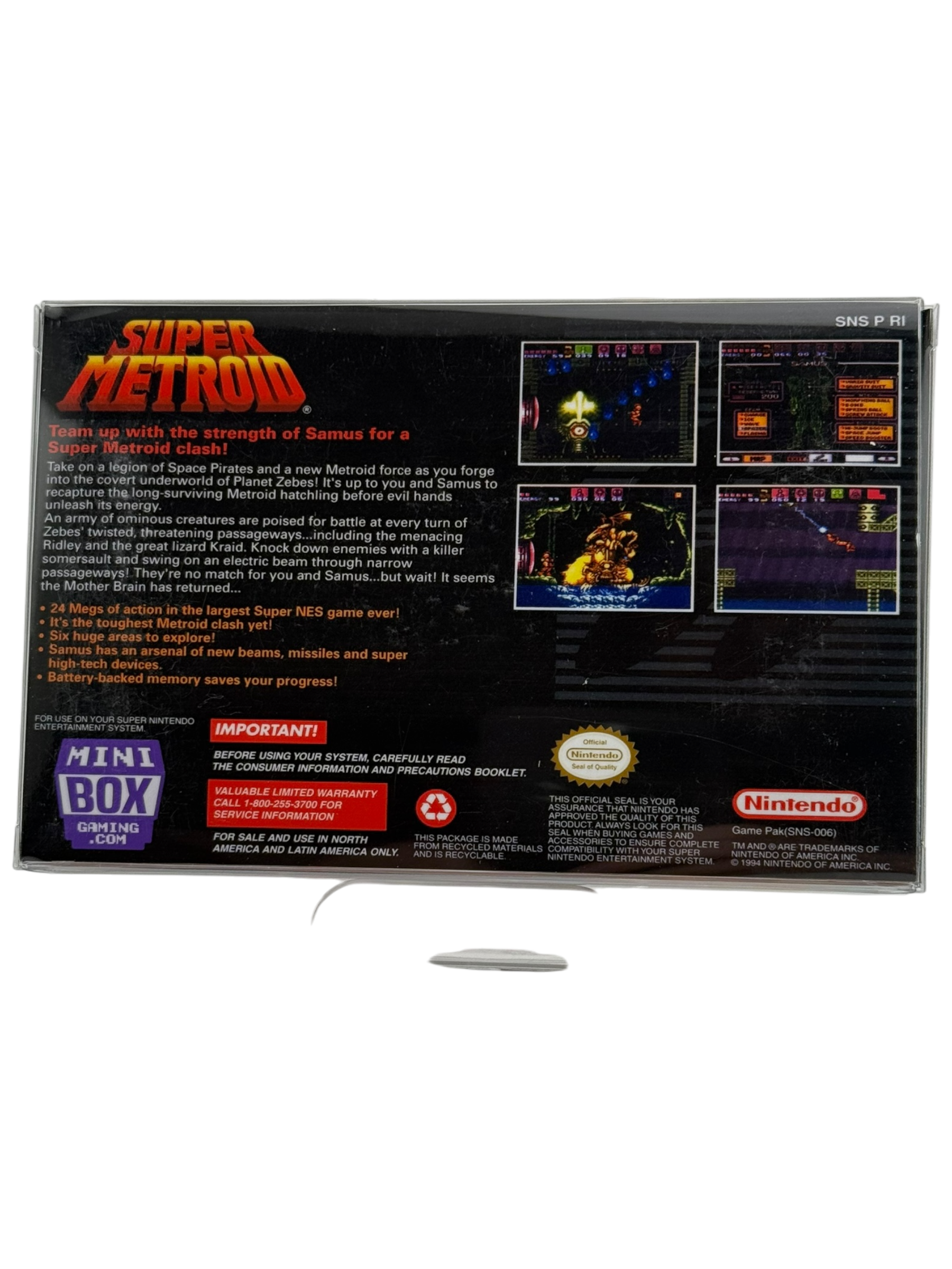 Super Metroid [Mini Reproduction Box]