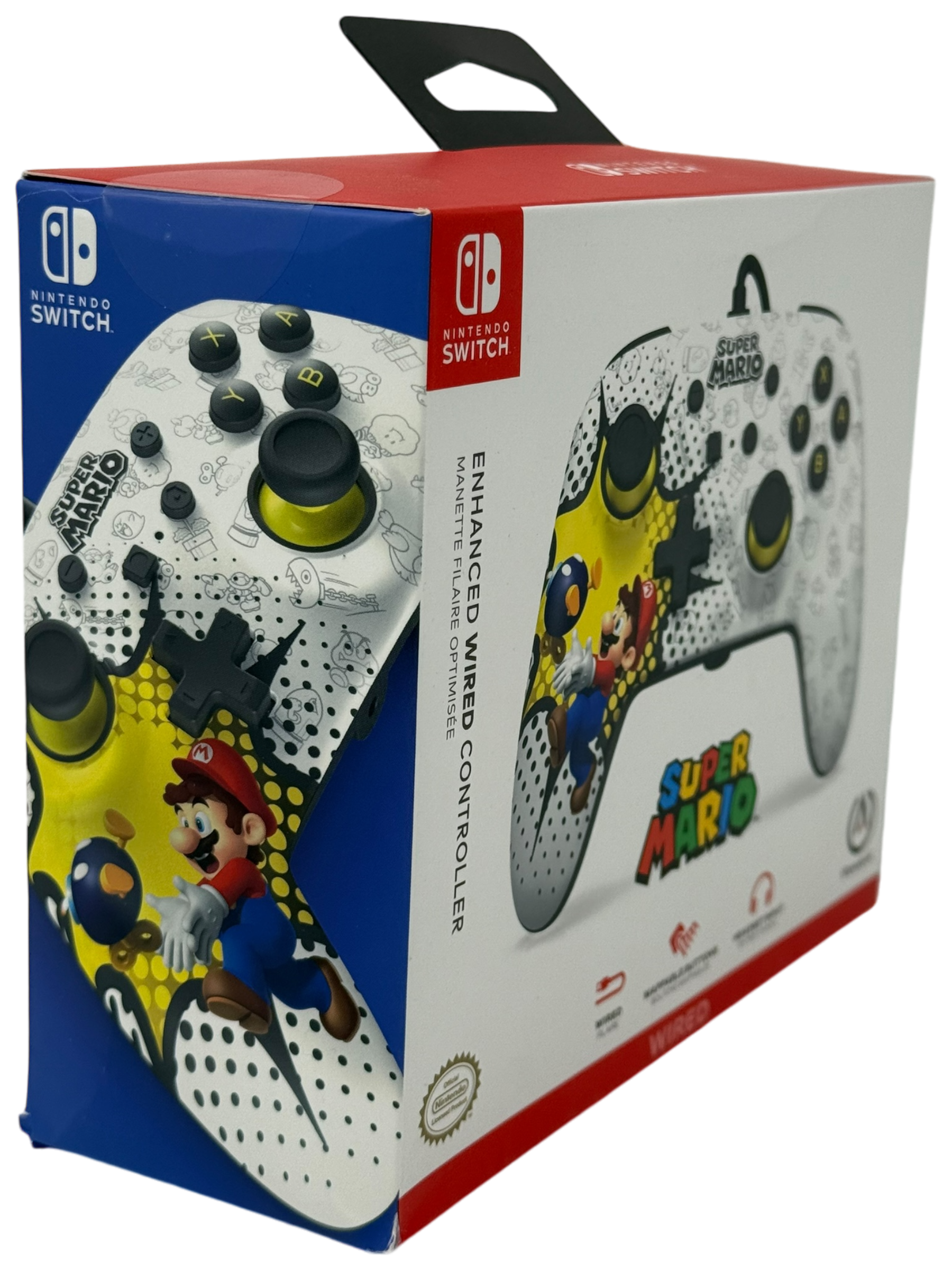 Enhanced Super Mario Wired Controller - Switch