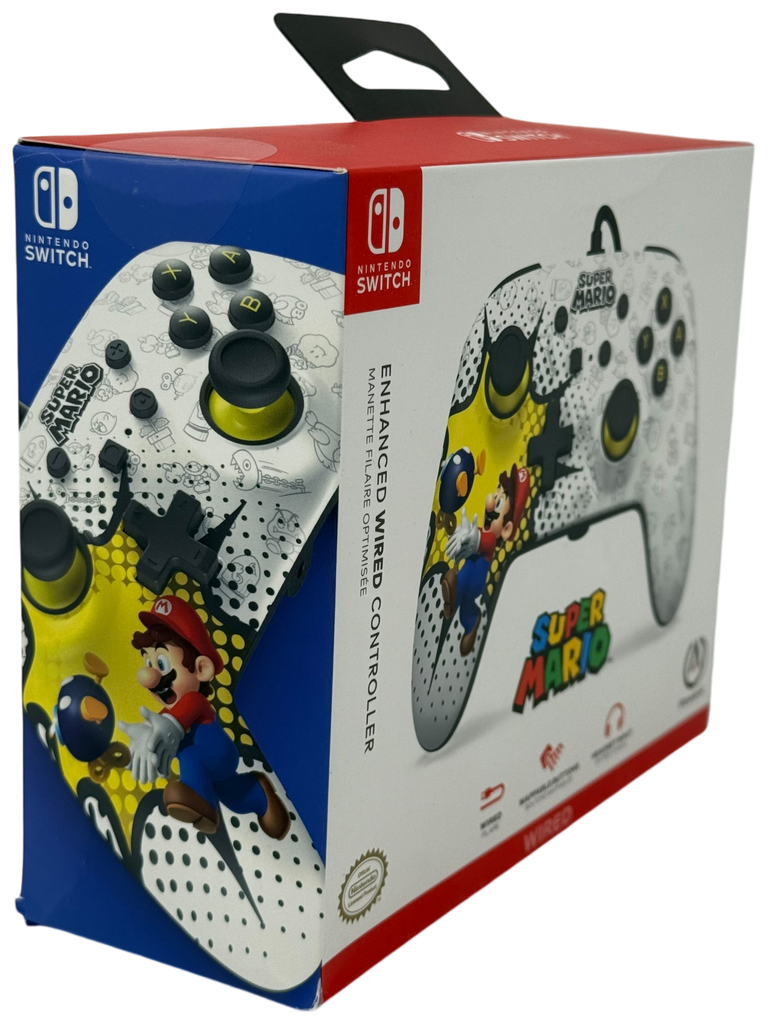 Enhanced Super Mario Wired Controller - Switch