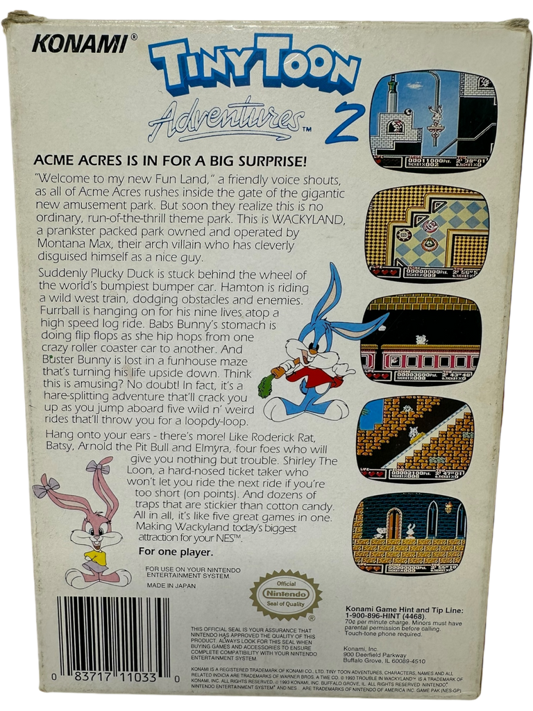 Tiny Toon Adventures 2 Trouble in Wackyland