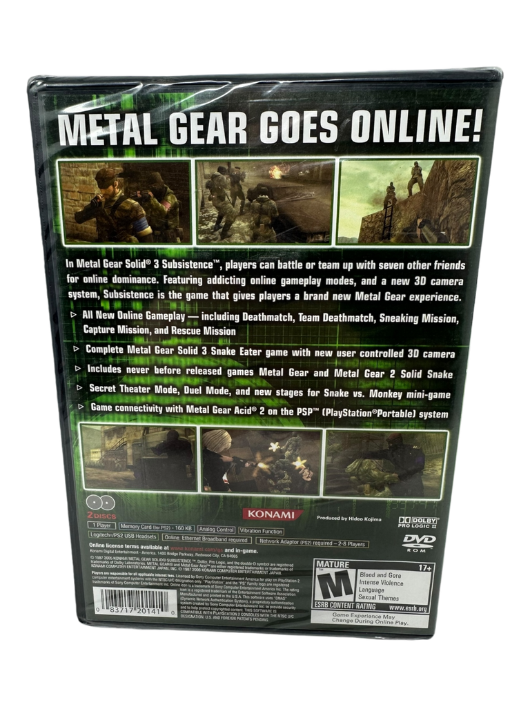 Metal Gear Solid 3 Subsistence