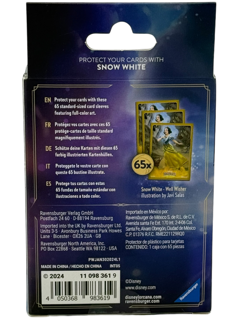 Disney Lorcana Card Sleeves - Snow White (65-Pack)
