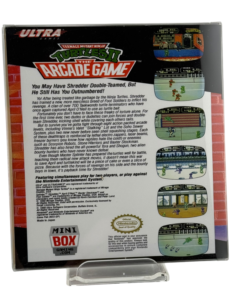 Teenage Mutant Ninja Turtles II: The Arcade Game [Mini Reproduction Box]