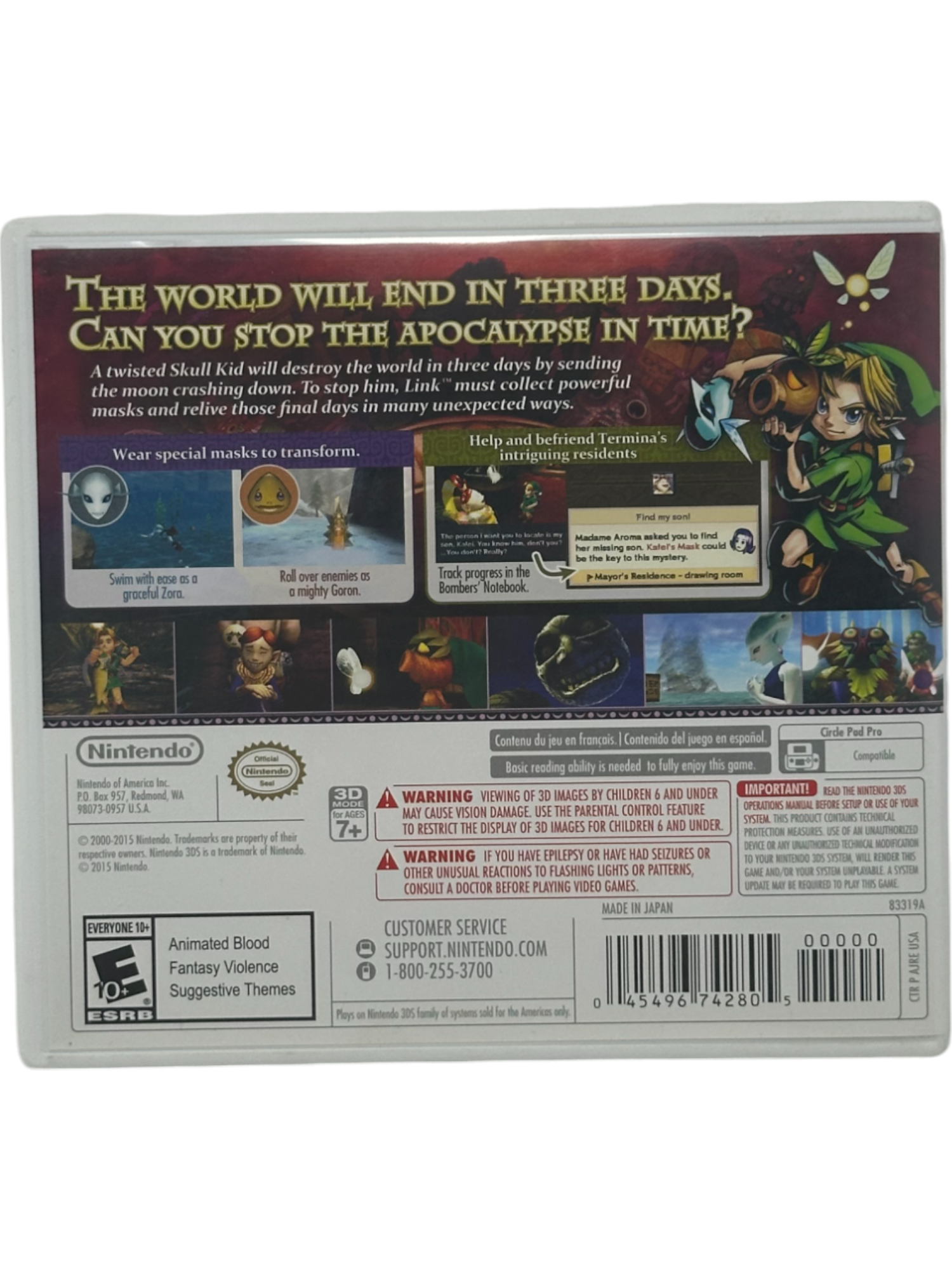 Zelda Majora's Mask 3D