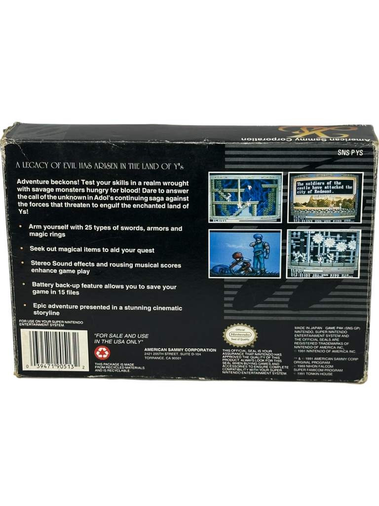 Ys III Wanderers from Ys