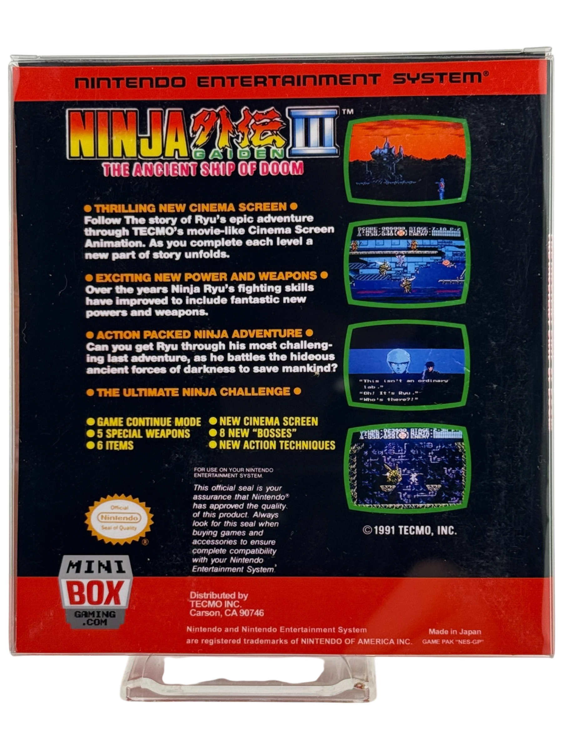 Ninja Gaiden III: The Ancient Ship of Doom [Mini Reproduction Box]