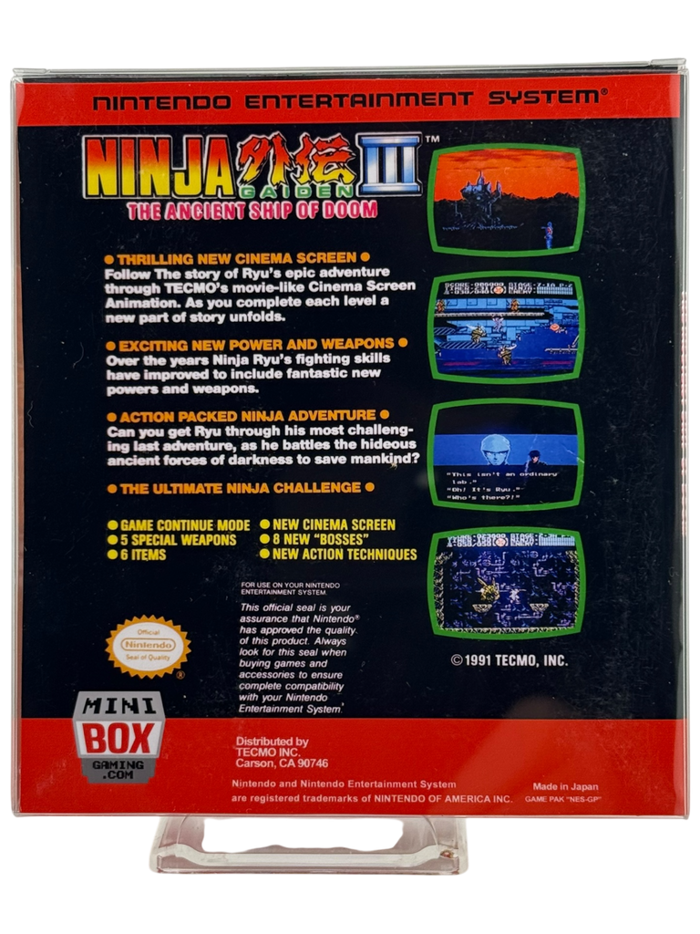 Ninja Gaiden III: The Ancient Ship of Doom [Mini Reproduction Box]