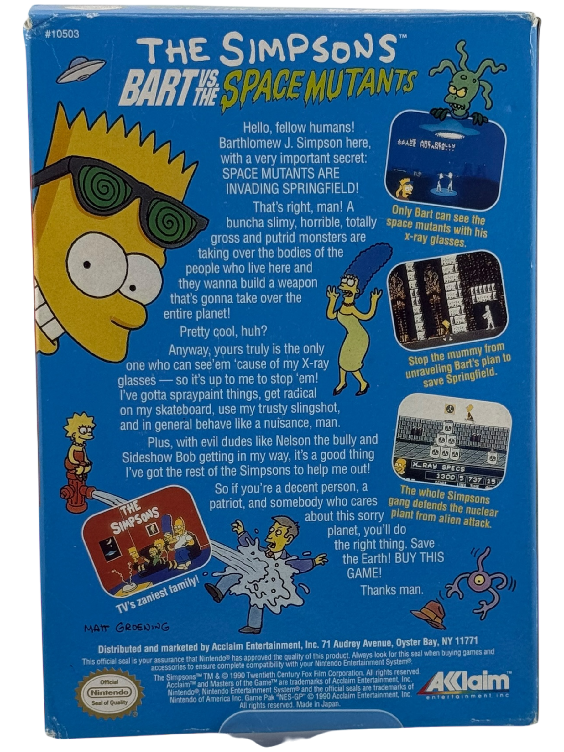 The Simpsons Bart vs the Space Mutants