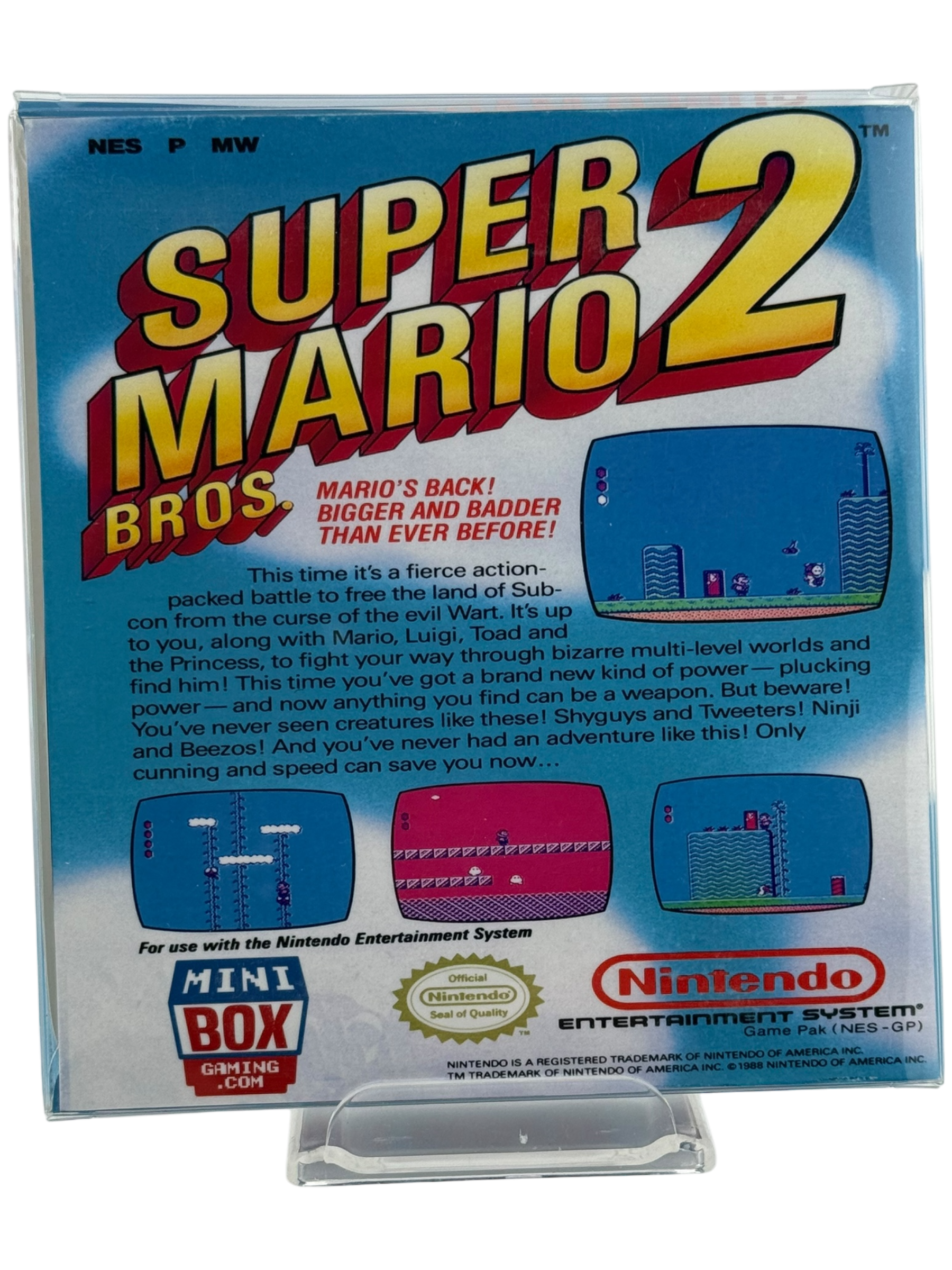 Super Mario Bros. 2 [Mini Reproduction Box]