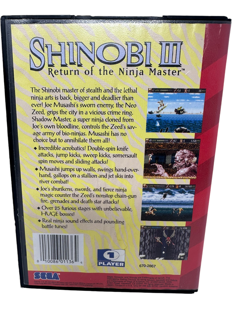 Shinobi III Return of the Ninja Master