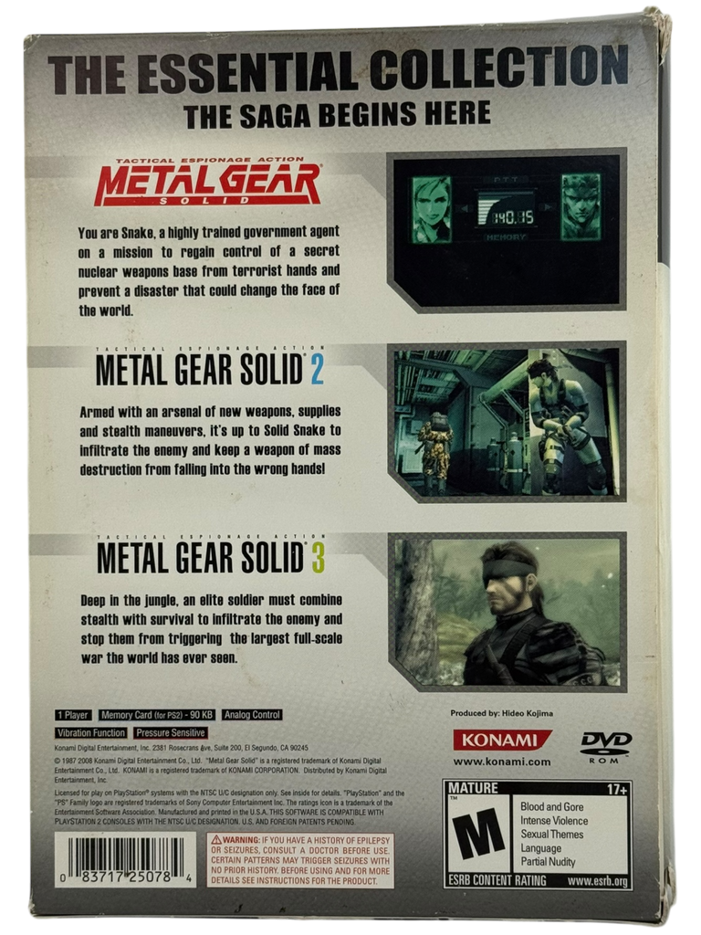 Metal Gear Solid Essential Collection