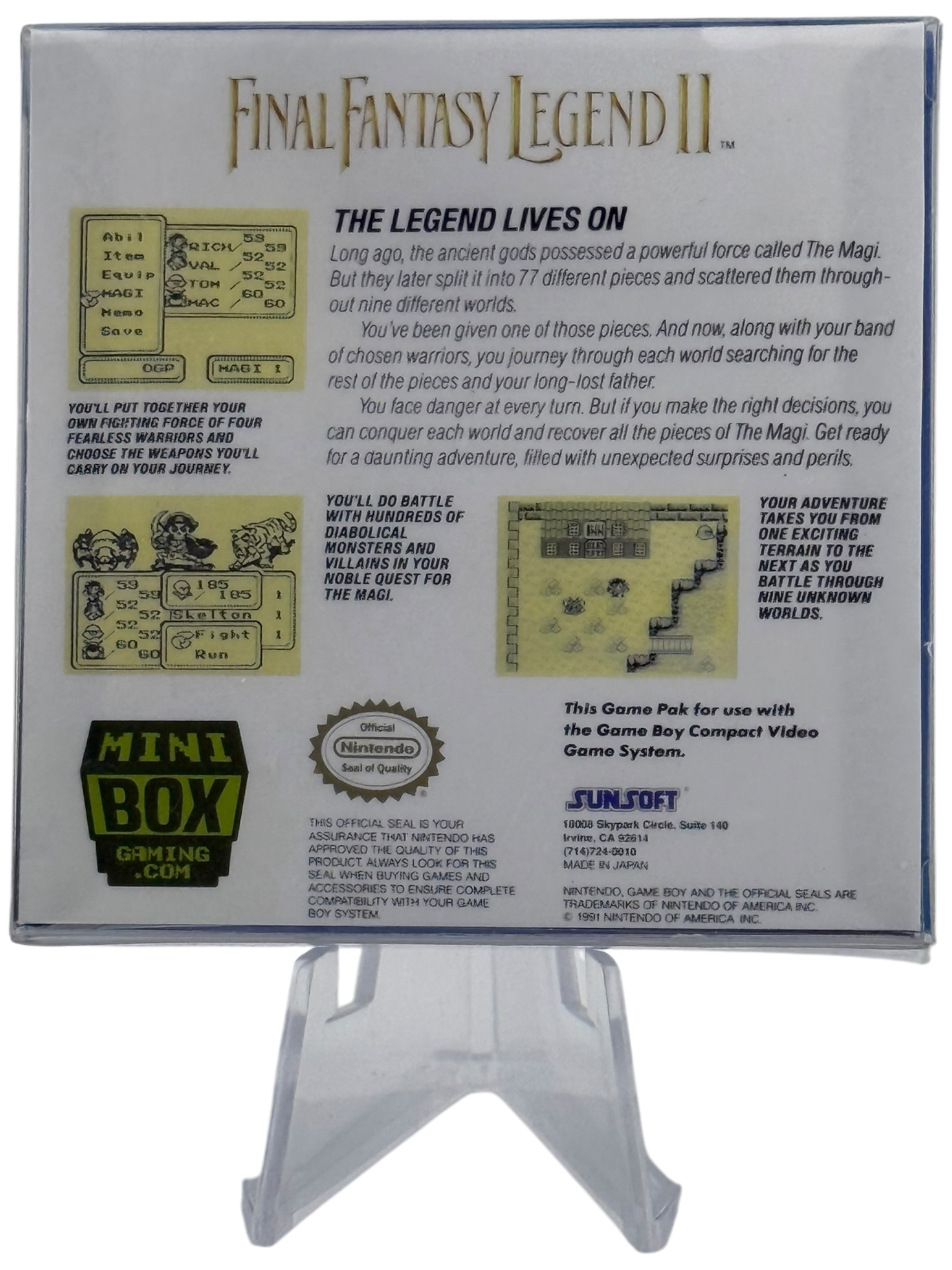 Final Fantasy Legend II [Mini Reproduction Box]