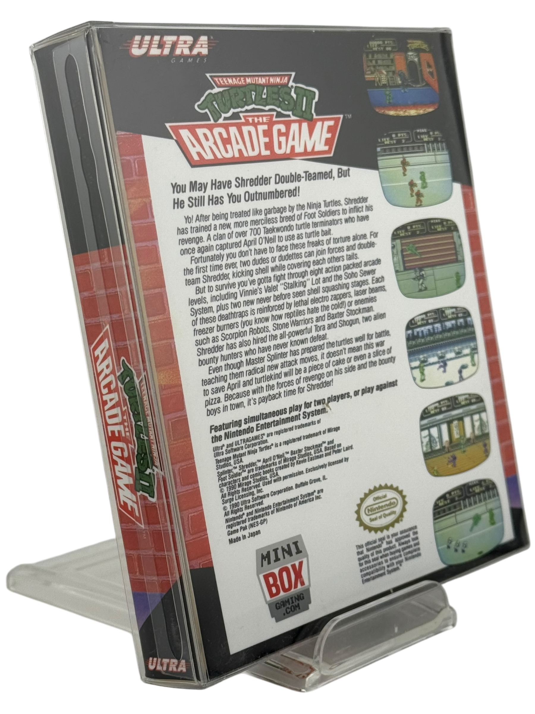 Teenage Mutant Ninja Turtles II: The Arcade Game [Mini Reproduction Box]