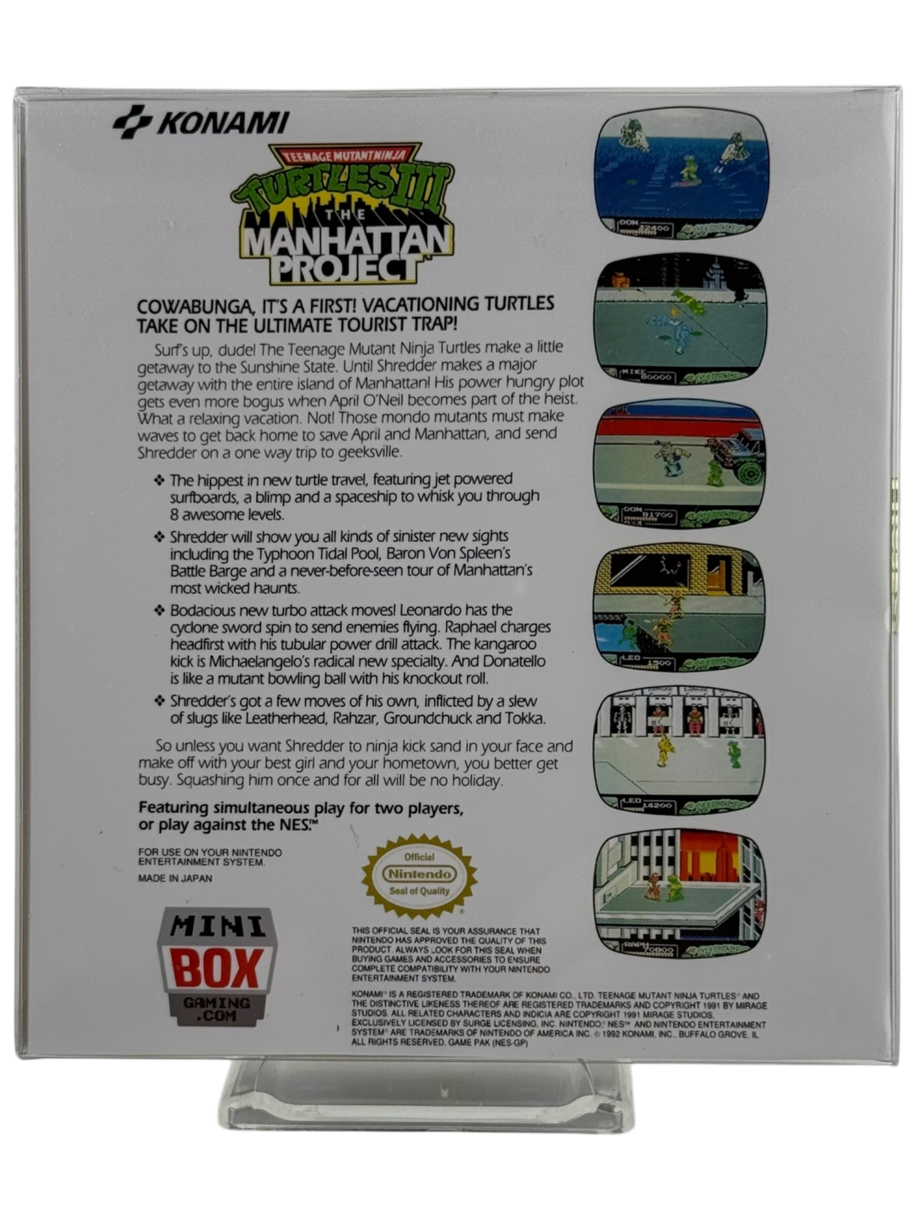Teenage Mutant Ninja Turtles III: The Manhattan Project [Mini Reproduction Box]