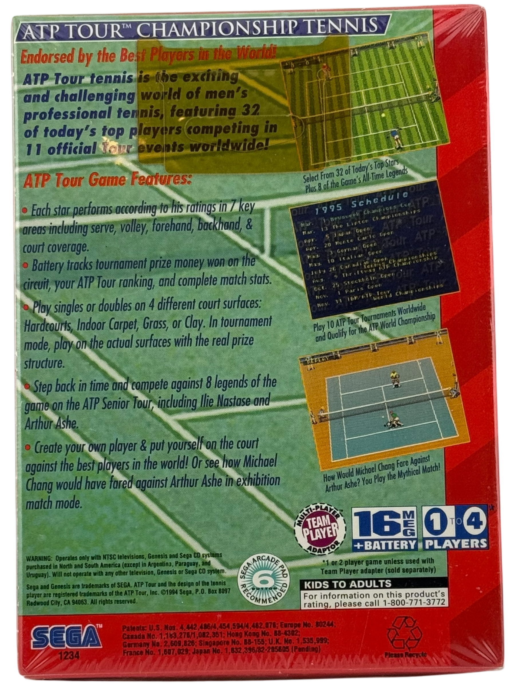 ATP Tour Championship Tennis [Cardboard Box]