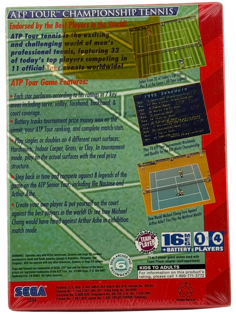 ATP Tour Championship Tennis [Cardboard Box]