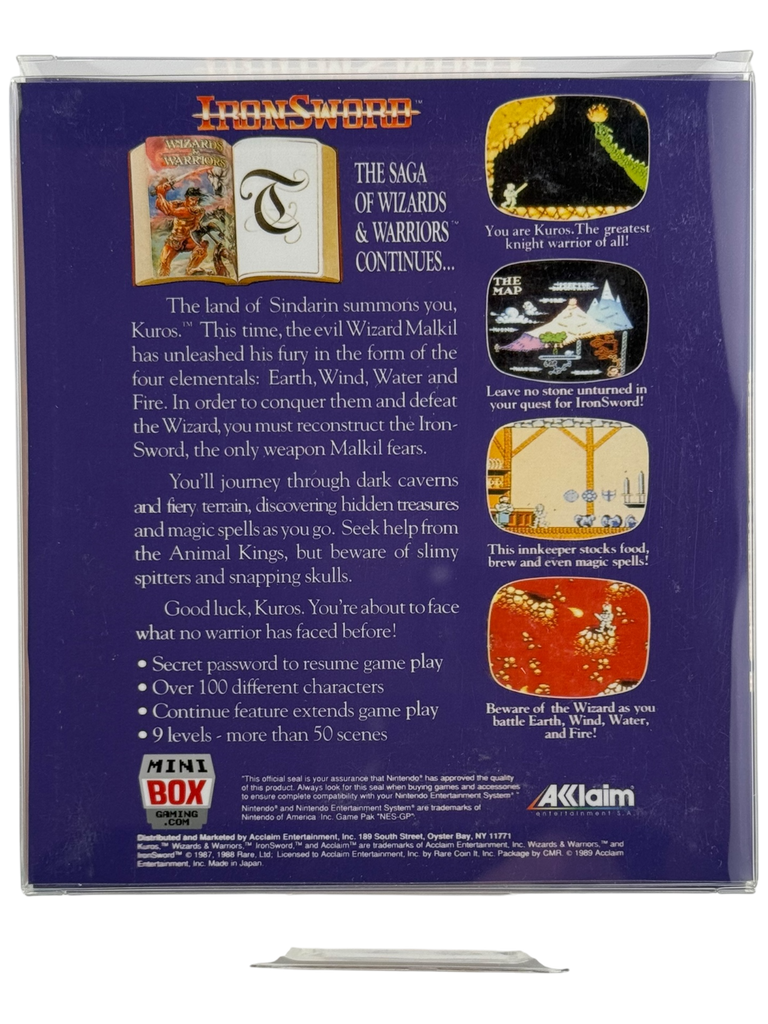 IronSword: Wizards & Warriors II [Mini Reproduction Box]